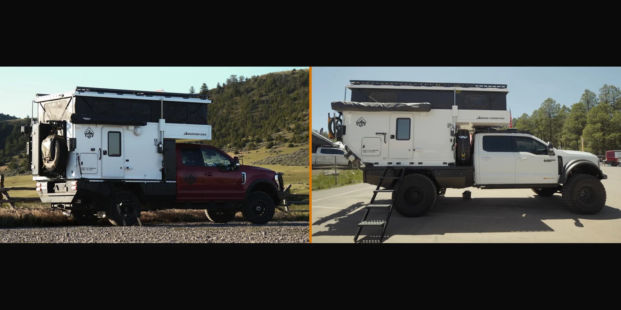 Hudson Bay Wet Bath or High Country? Comparing OEV's Removable Flatbed Pop-Ups