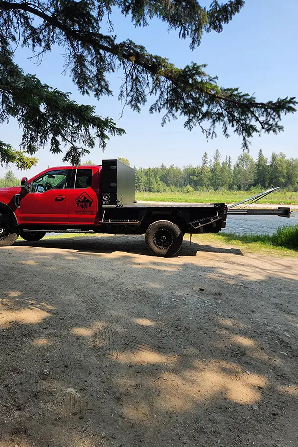 Aluma Tray 8’ off-road expedition build