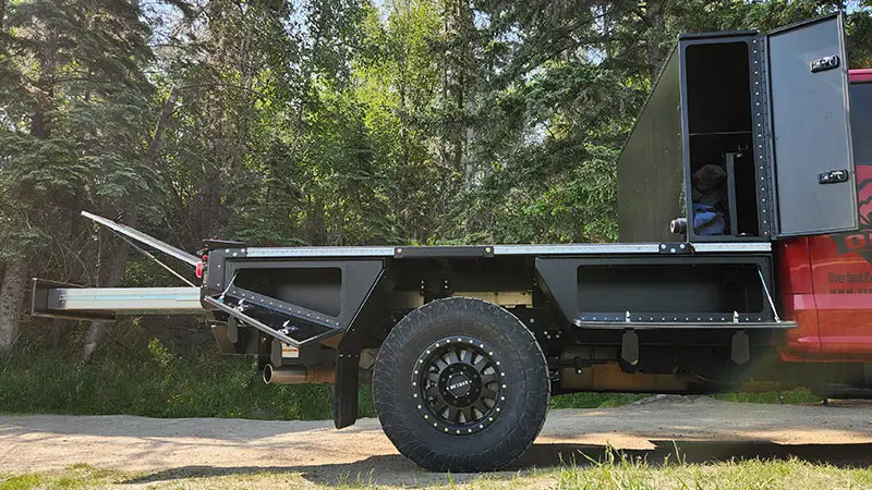 Aluma Tray 8’ side profile view